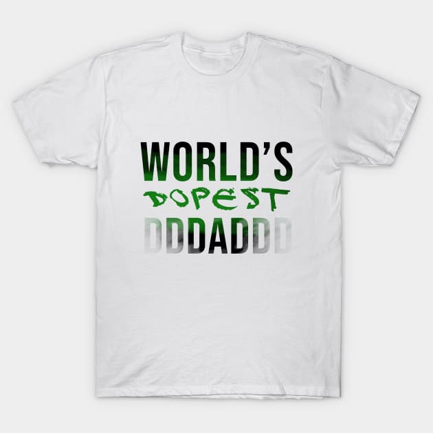 World's dopest dad T-Shirt by Rishirt